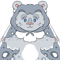 Thumbnail for MAN-1129: Snow Leopard Mantla